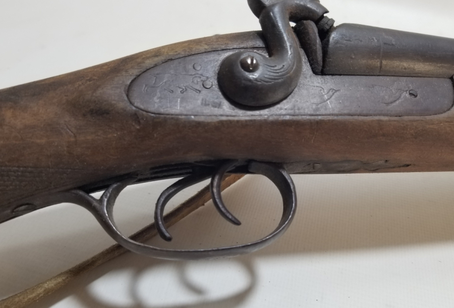 RUM USTA A.XANTHOS YAPIMI OSMANLI DÖNEMİ NADİR ÇİFTE DOLMA TÜFEK