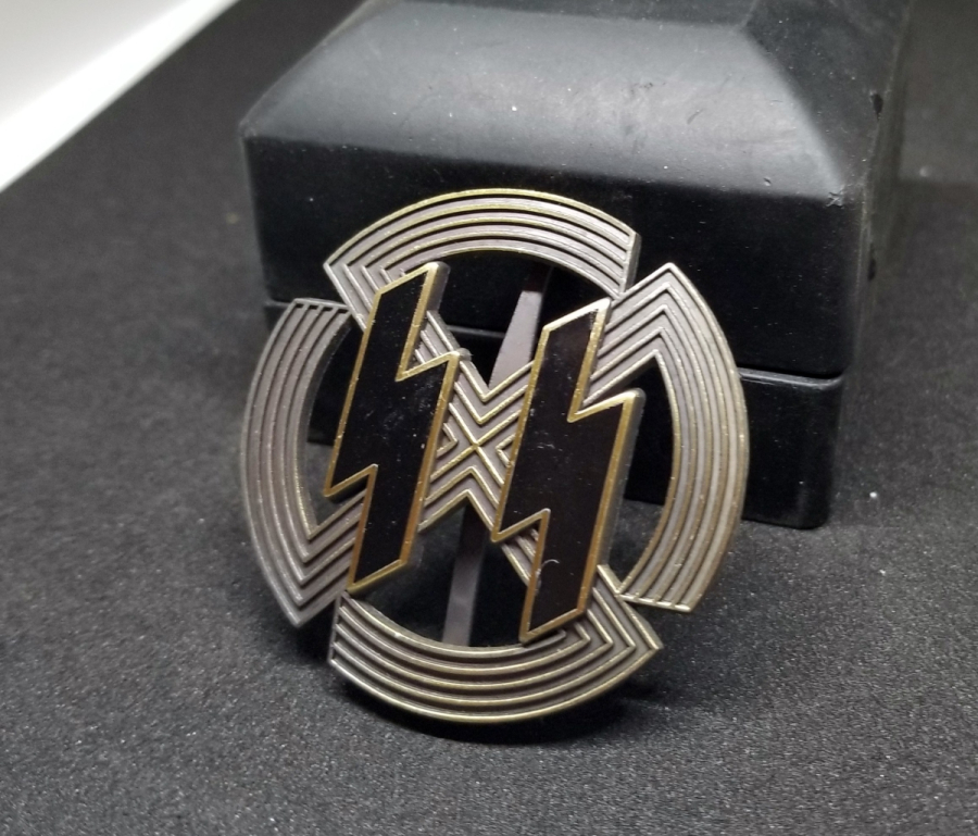 ÜZERİ MİNE İŞÇİLİKLİ 2. DÜNYA SAVAŞI NAZİ SUBAY BRÖVESİ