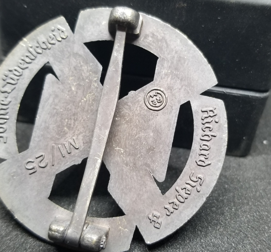 ÜZERİ MİNE İŞÇİLİKLİ 2. DÜNYA SAVAŞI NAZİ SUBAY BRÖVESİ