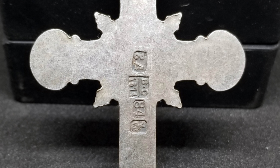 1874 TARİHLİ ÇARLIK RUSYASI GÜMÜŞ HAÇ