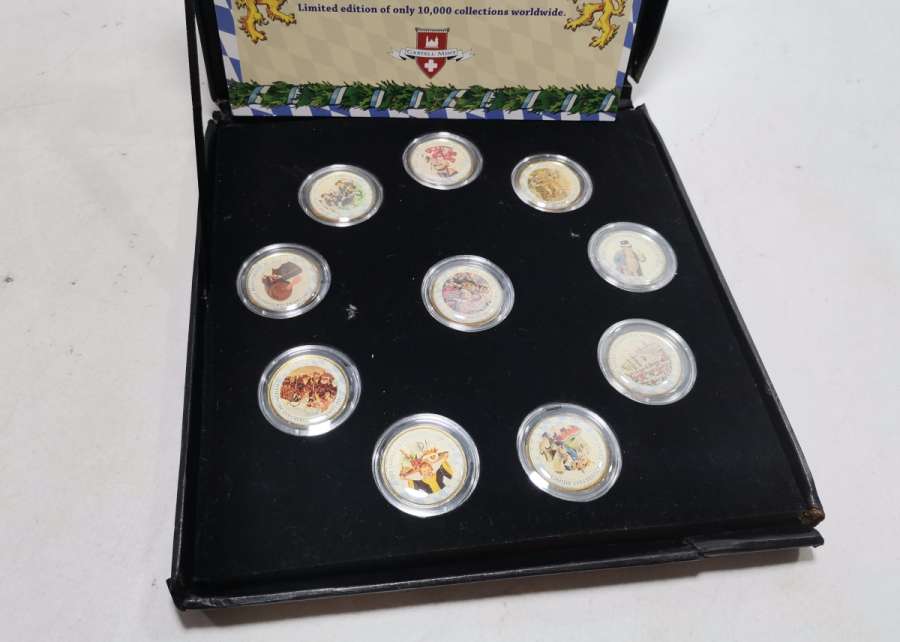 ORİJİNAL KUTUSUNDA SINIRLI BASKI OCTOBERFEST'İN 200. YILI ANISINA BASILMIŞ HATIRA PARA KOLEKSİYONU