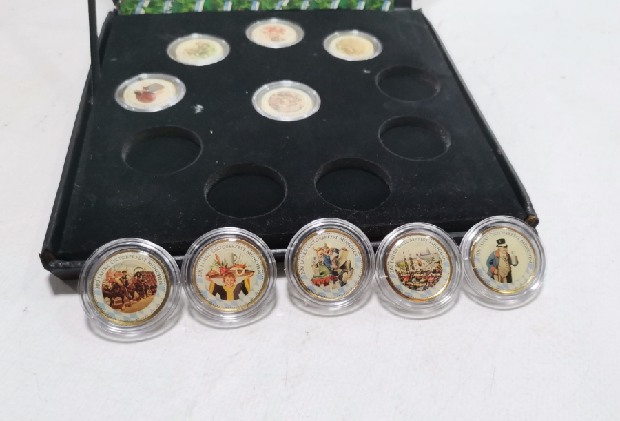 ORİJİNAL KUTUSUNDA SINIRLI BASKI OCTOBERFEST'İN 200. YILI ANISINA BASILMIŞ HATIRA PARA KOLEKSİYONU