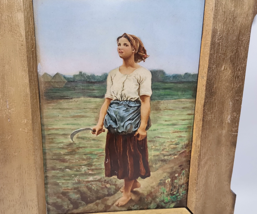 PORSELEN ÜZERİ BASKI SANATÇI İMZALI TABLO - PANO