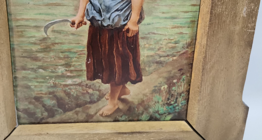 PORSELEN ÜZERİ BASKI SANATÇI İMZALI TABLO - PANO