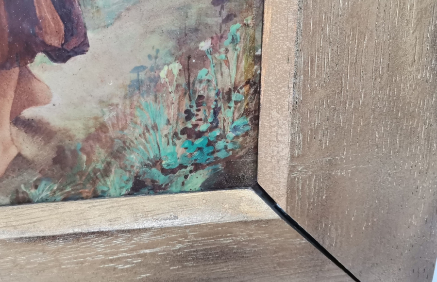 PORSELEN ÜZERİ BASKI SANATÇI İMZALI TABLO - PANO