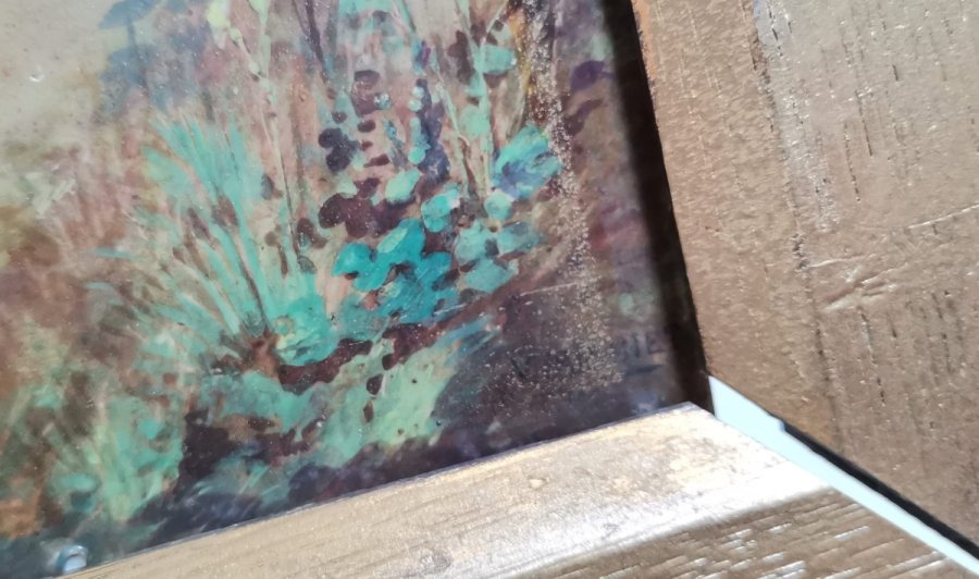 PORSELEN ÜZERİ BASKI SANATÇI İMZALI TABLO - PANO