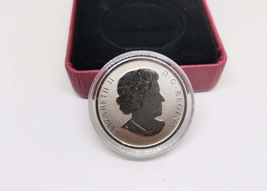 GÜMÜŞ KAPLAMA ÇİL KONDİSYONDA HATIRA KANADA 25 CENT