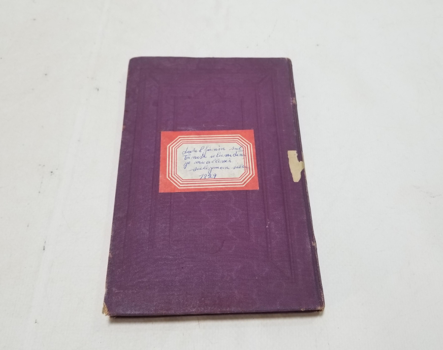 OSMANLI DÖNEMİ SÜLEYMAN SIRRI'NIN HAC KONULU KİTABI