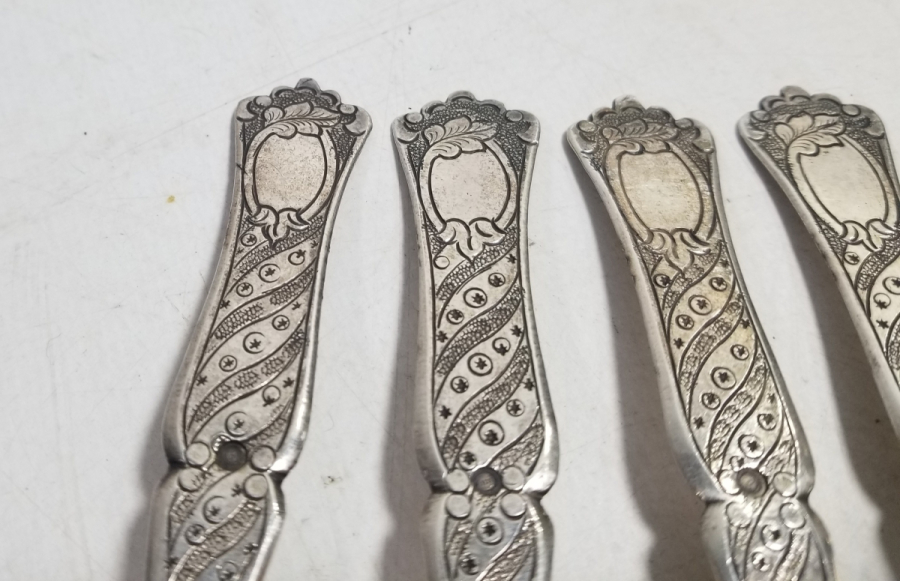 İLK KEZ GÖRÜLEN CUMHURİYET TUĞRALI ÇOK NADİR TATLI KAŞIĞI TAKIMI