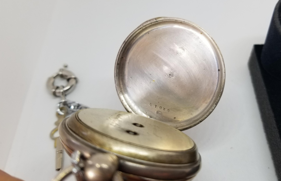 OSMANLI DÖNEMİ GÜMÜŞ KASA CEP SAATİ