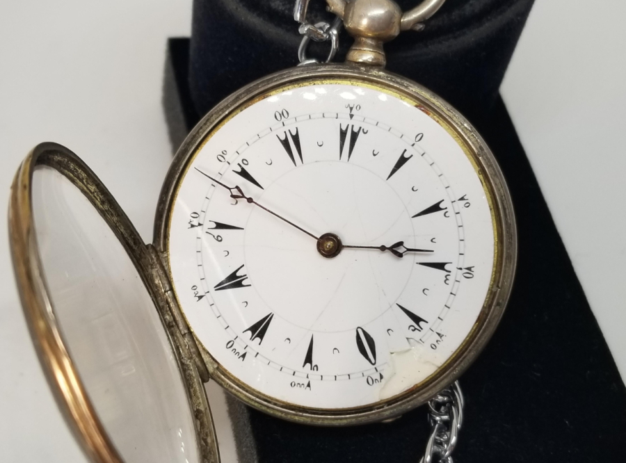 OSMANLI DÖNEMİ GÜMÜŞ KASA CEP SAATİ