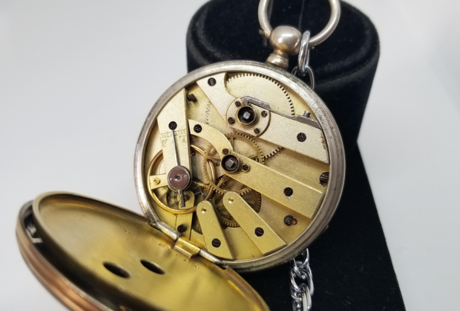 OSMANLI DÖNEMİ GÜMÜŞ KASA CEP SAATİ