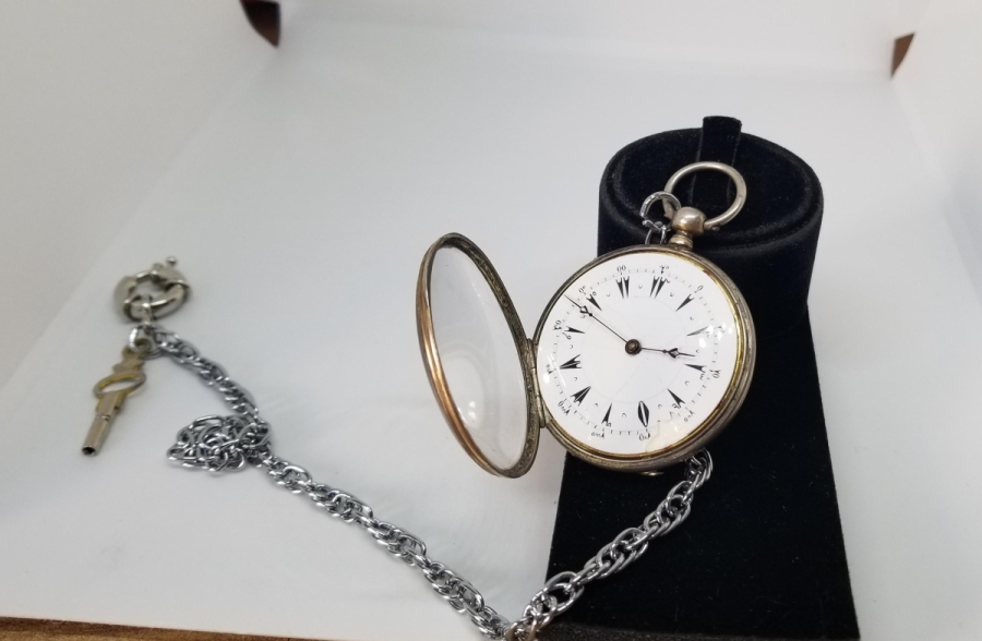 OSMANLI DÖNEMİ GÜMÜŞ KASA CEP SAATİ