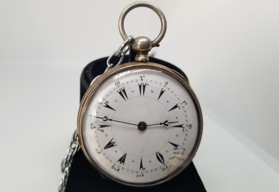 OSMANLI DÖNEMİ GÜMÜŞ KASA CEP SAATİ