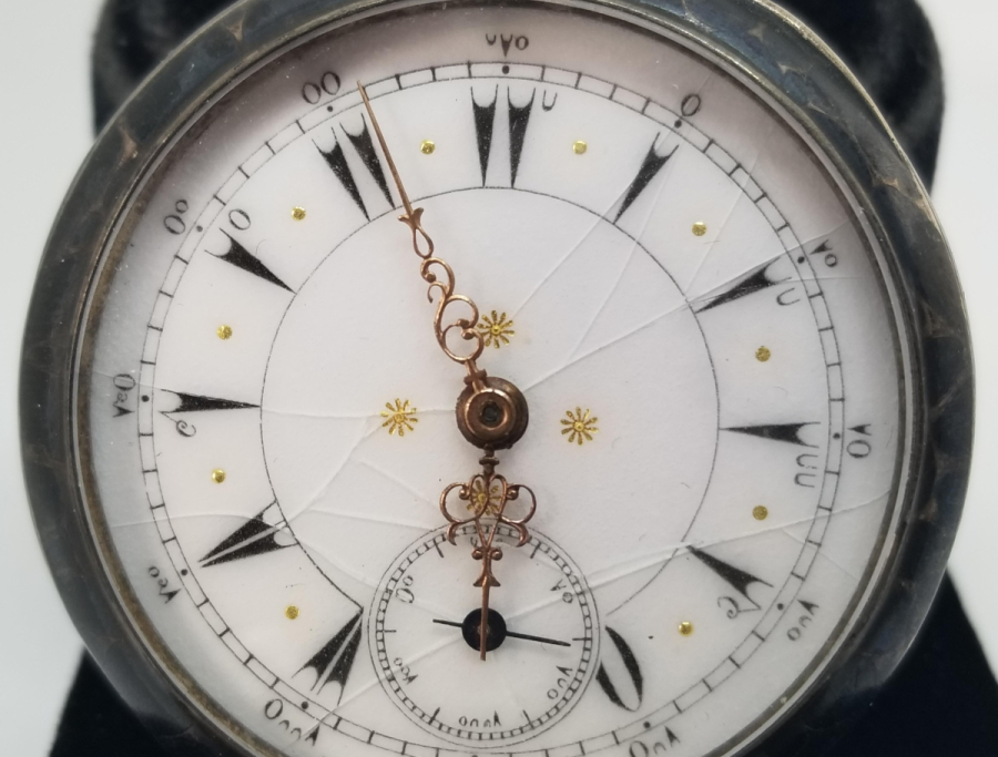 OSMANLI DÖNEMİ SAVATLI GÜMÜŞ NADİR CEP SAATİ