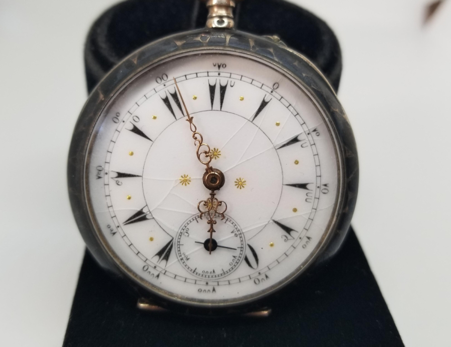 OSMANLI DÖNEMİ SAVATLI GÜMÜŞ NADİR CEP SAATİ