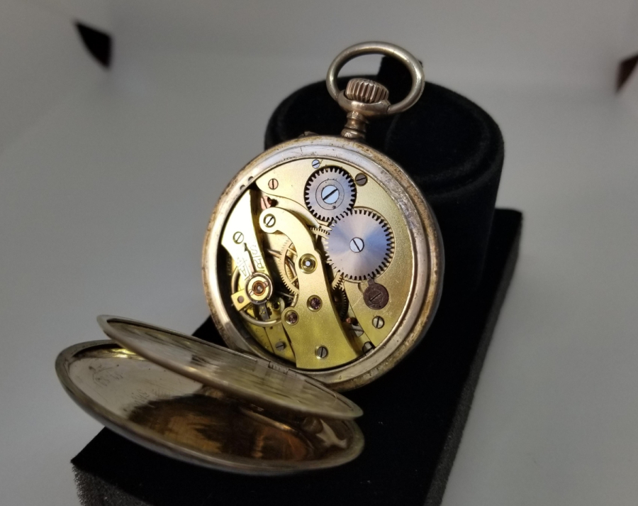 OSMANLI DÖNEMİ SAVATLI GÜMÜŞ NADİR CEP SAATİ