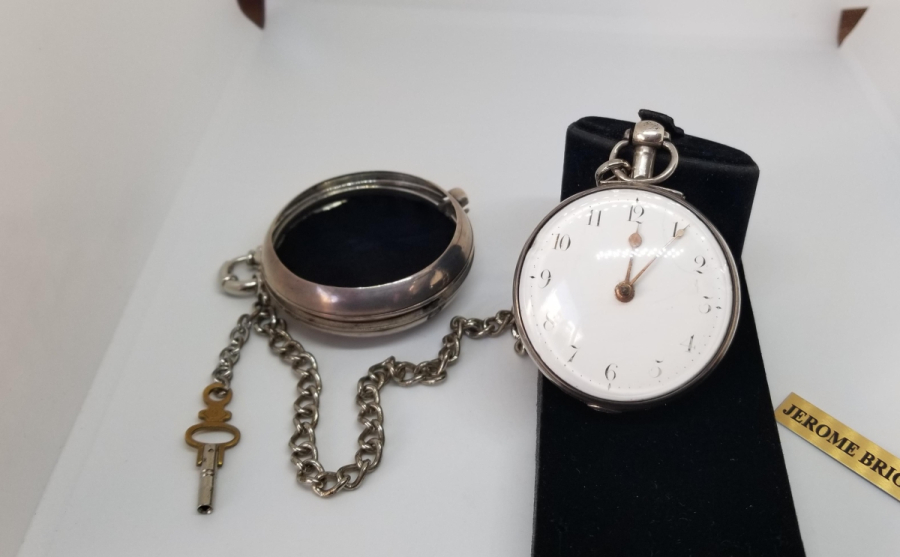 1800 BAŞLARI ÇİFT KASA PRIOR CEP SAATİ