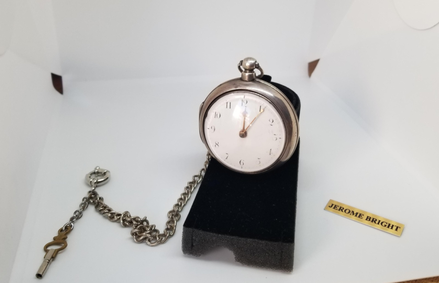 1800 BAŞLARI ÇİFT KASA PRIOR CEP SAATİ