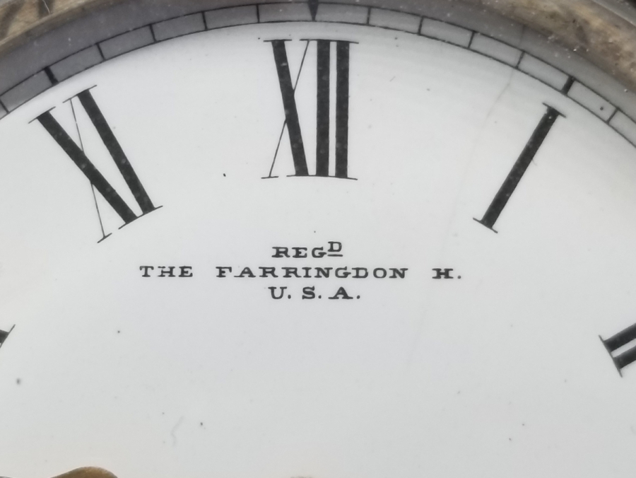 ARKADAN KURMALI GÜMÜŞ KASA NADİR TİPTE AMERİKAN CEP SAATİ