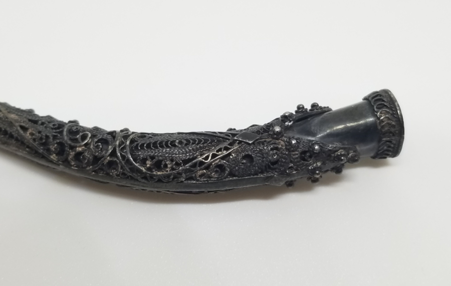 GÜHERZE İŞÇİLİKLİ OSMANLI DÖNEMİ GÜMÜŞ SİGARA AĞIZLIĞI