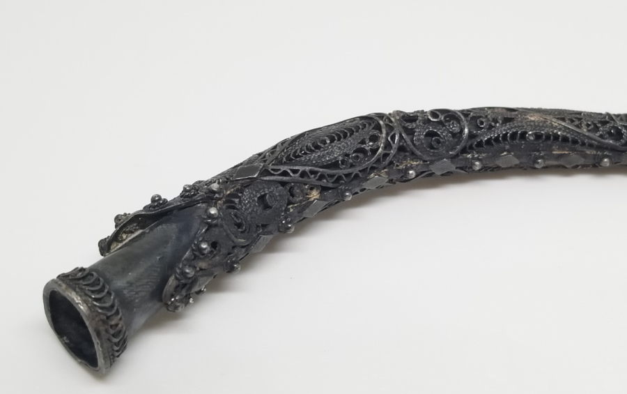 GÜHERZE İŞÇİLİKLİ OSMANLI DÖNEMİ GÜMÜŞ SİGARA AĞIZLIĞI