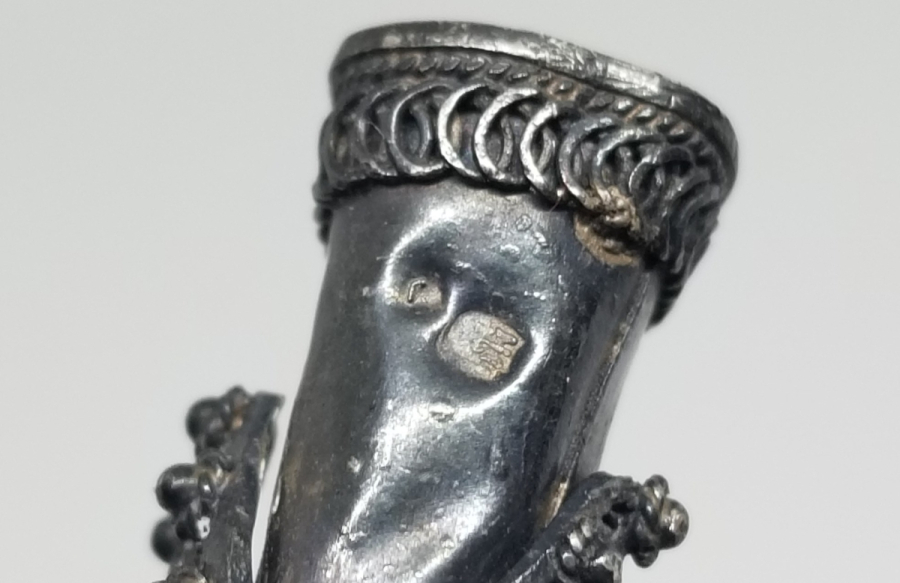 GÜHERZE İŞÇİLİKLİ OSMANLI DÖNEMİ GÜMÜŞ SİGARA AĞIZLIĞI