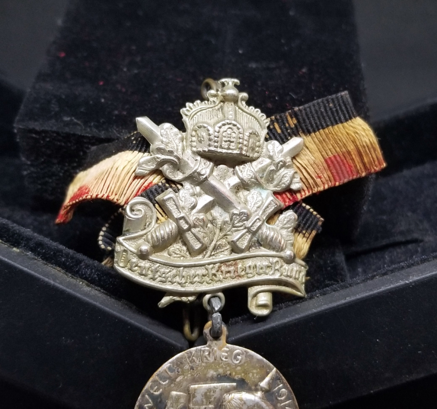 1. DÜNYA SAVAŞI DÖNEMİ ORİJİNAL ASKISIYLA NADİR TİPTE ÜÇLÜ İTTİFAK MADALYA