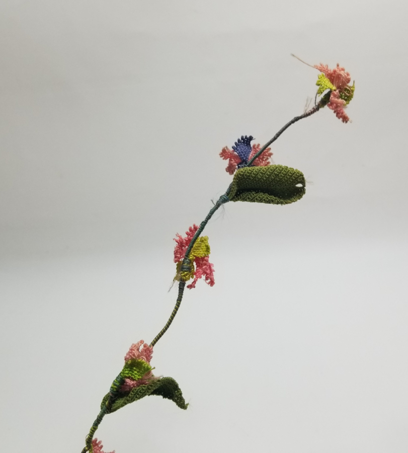 OSMANLI DÖNEMİ İĞNE OYALI KOZAK YÖRESİ NADİR GELİN ÇİÇEĞİ