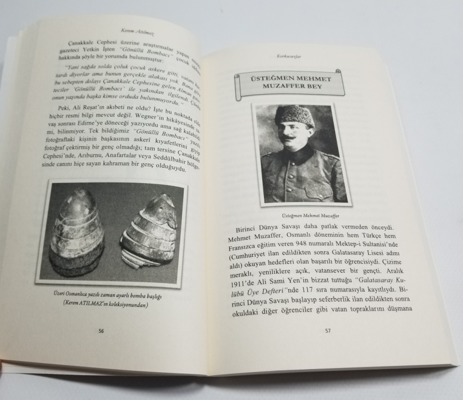 YAZAR KEREM ATILMAZ TARAFINDAN YAZILMIŞ KORKUSUZLAR İSİMLİ KİTAP