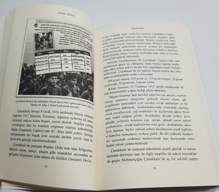 YAZAR KEREM ATILMAZ TARAFINDAN YAZILMIŞ KORKUSUZLAR İSİMLİ KİTAP