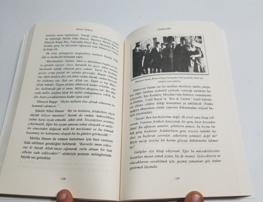 YAZAR KEREM ATILMAZ TARAFINDAN YAZILMIŞ KORKUSUZLAR İSİMLİ KİTAP