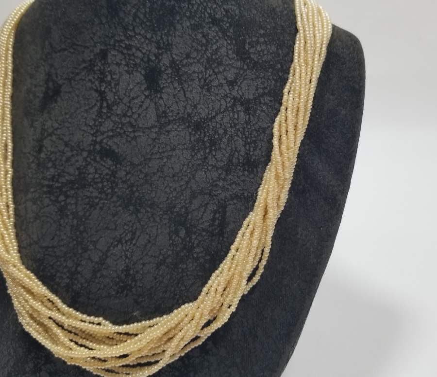 OSMANLI DÖNEMİ İNCİ FORMLU OPAL GERDANLIK