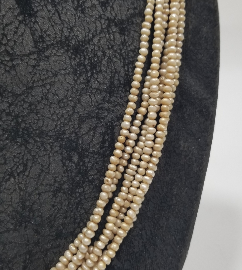 OSMANLI DÖNEMİ BÜYÜK BOY TAM TUR İNCİ GERDANLIK