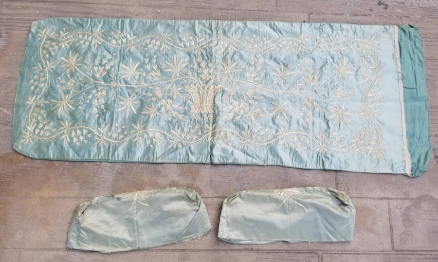 OSMANLI DÖNEMİ NADİR İPEK YASTIK TAKIMI