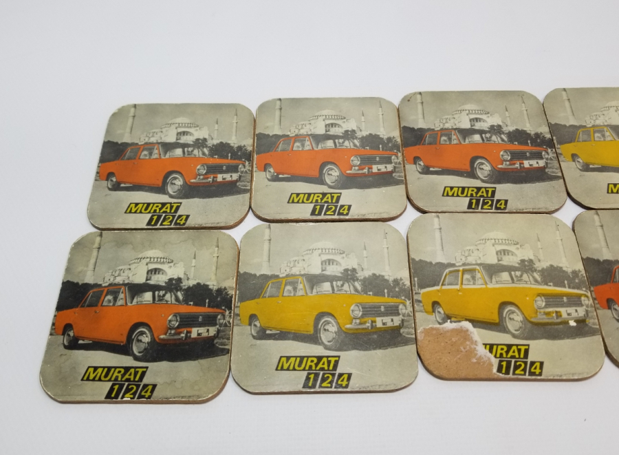 ÖZEL SERİ MURAT 124 GÖRSELLİ BARDAK ALTLIKLARI LOTU