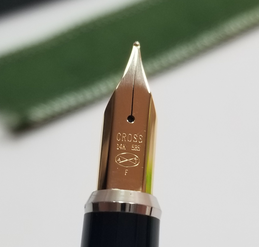 ORİJİNAL KUTUSUNDA ALTIN UÇLU ANTİKA CROSS DOLMA KALEM