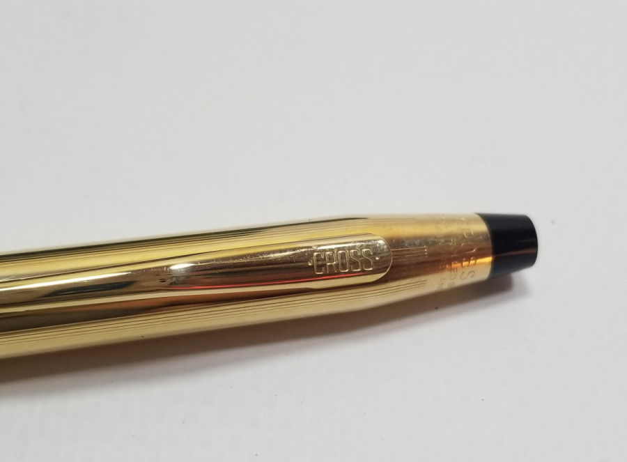 ORİJİNAL KUTUSUNDA ALTIN UÇLU ANTİKA CROSS DOLMA KALEM