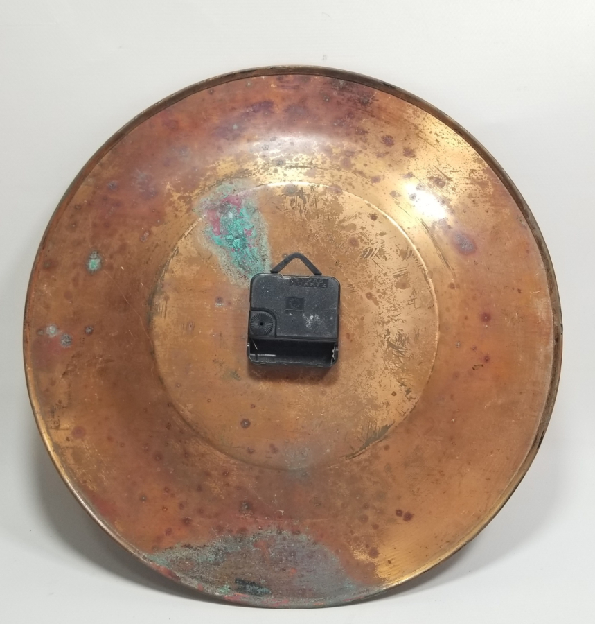 EL YAPIMI ERZİNCAN İŞİ BAKIR DUVAR SAATİ