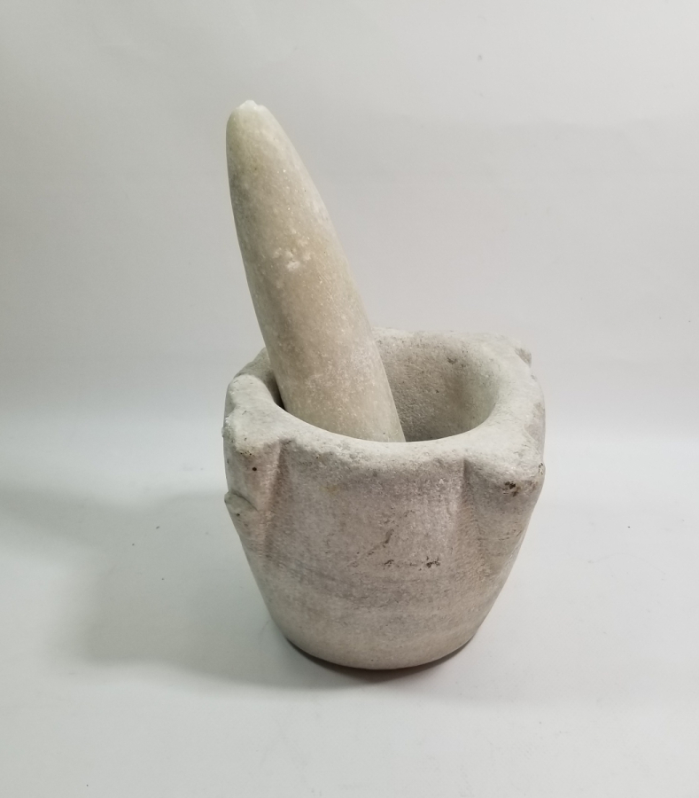 OSMANLI DÖNEMİ ORİJİNAL ELİYLE TEKKE İŞİ MERMER SIKMA DİBEĞİ - ŞİFACI DİBEĞİ