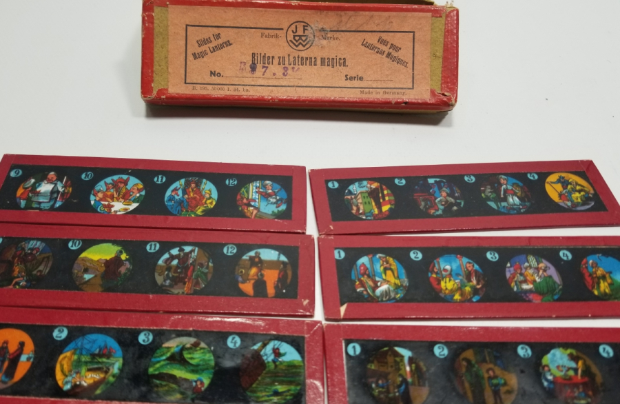 1900 BAŞLARI ÇOK NADİR ÇİZGİFİLM SLAYTLARI