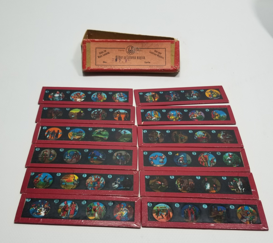 1900 BAŞLARI ÇOK NADİR ÇİZGİFİLM SLAYTLARI