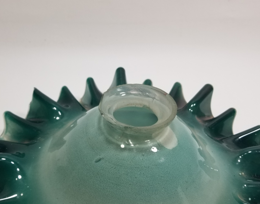 ANTİKA CAM OPALİN NADİR LAMBA TACI