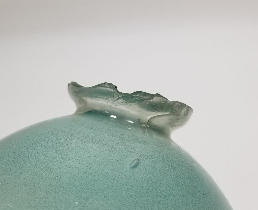 ANTİKA CAM OPALİN NADİR LAMBA TACI