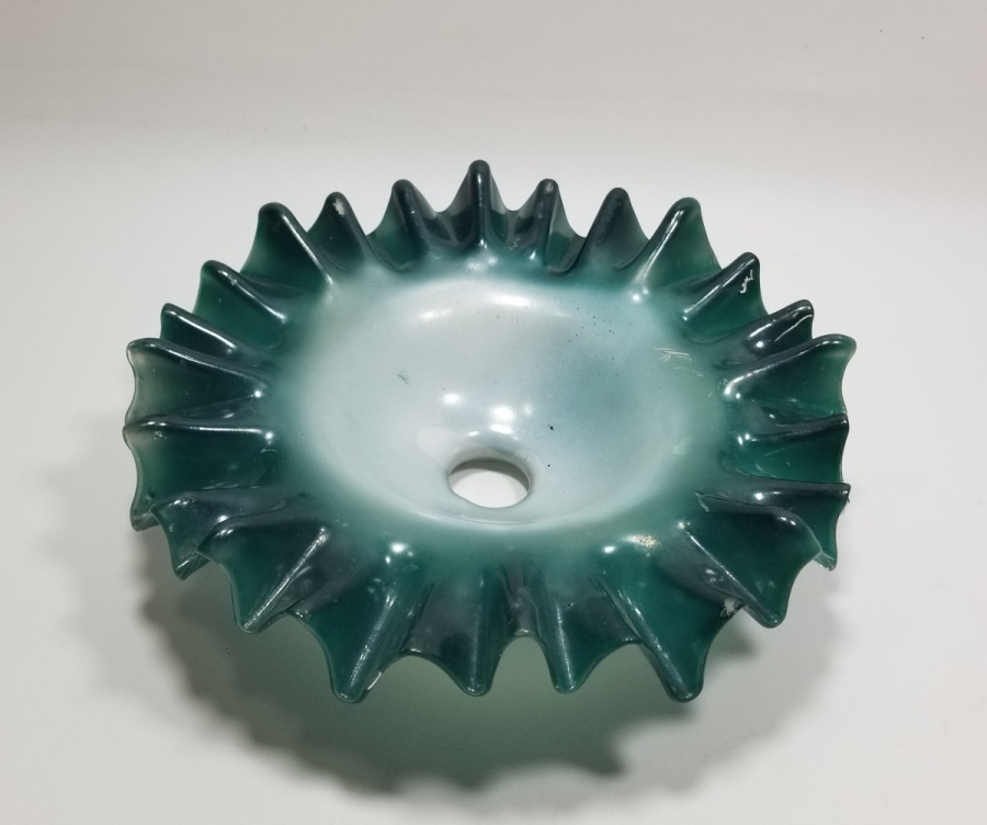 ANTİKA CAM OPALİN NADİR LAMBA TACI