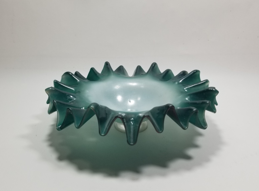 ANTİKA CAM OPALİN NADİR LAMBA TACI