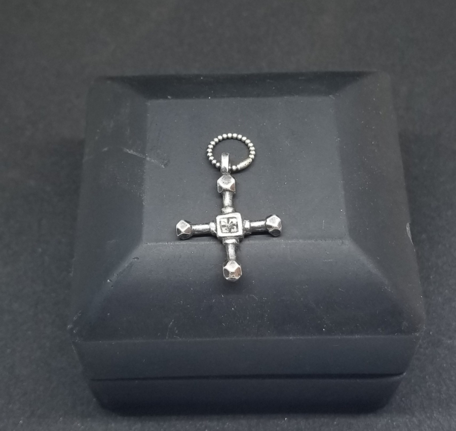 OSMANLI DÖNEMİ EL YAPIMI GÜMÜŞ ERMENİ KOLYE HAÇ
