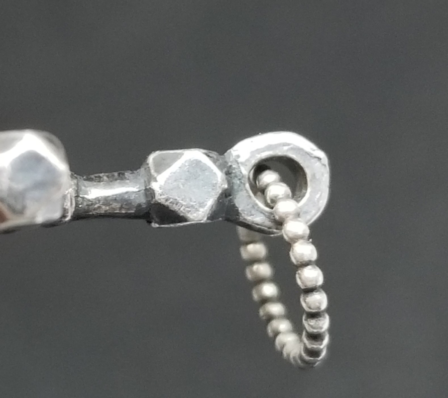 OSMANLI DÖNEMİ EL YAPIMI GÜMÜŞ ERMENİ KOLYE HAÇ