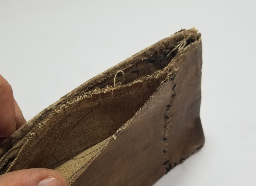 OSMANLI DÖNEMİ EL YAPIMI ASKER CÜZDANI