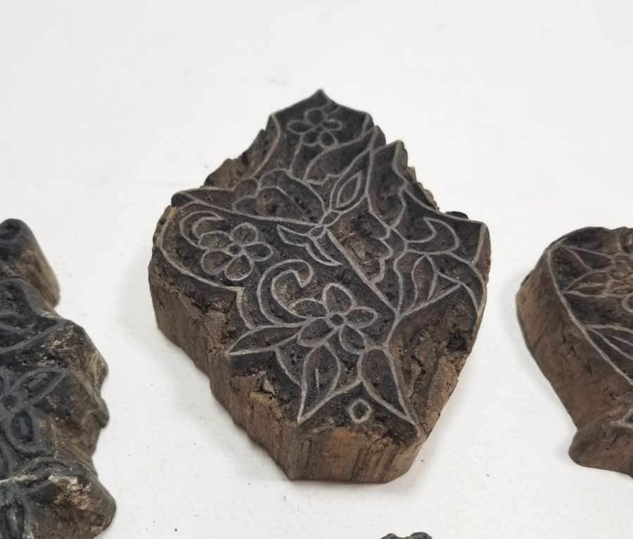 OSMANLI DÖNEMİ EL OYMA TOKAT İŞİ BASKI KALIBI LOTU